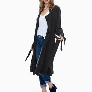 NWT Splendid Sandwash Twill Drape Trench Coat, M